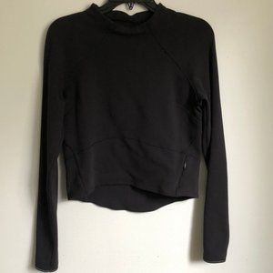 Lululemon Hill and Valley Mock Neck Crop Top